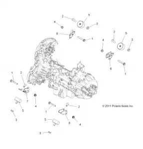 ENGINE, MOUNTING - A12ZN85AA/AQ/AZ (49ATVENGINEMTG12SP850)