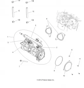 ENGINE, THROTTLE Кузовные детали - A12ZN85AA/AQ/AZ (49ATVTHROTTLEКузовные детали13SPXP850)