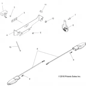 ELECTRICAL, TURN SIGNALS and HORN - A12DN5EFR (49ATVTURNSIG11SPTRGEPS850I)