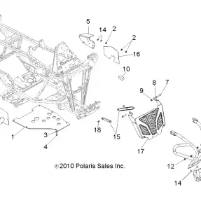 CHASSIS, FRONT BUMPER - A12NA32AA (49ATVBUMPER11TBLZR)