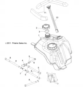 BODY, Топливная система SYSTEM - A12EA32FA (49ATVТопливная система12BOSSI)