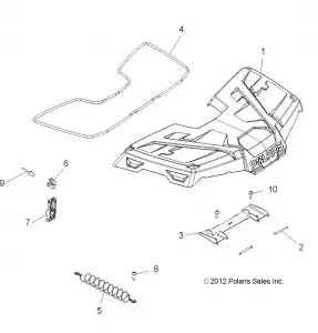 BODY, STORAGE, FRONT - A13MH50TD (49ATVSTORAGE13SP500TR)