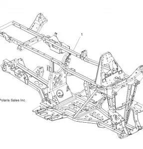 CHASSIS, Рама - A13MH76FF (49ATVРама11SP500)