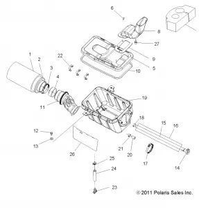 ENGINE, Впуск SYSTEM - A13MH76FF (49ATVAIRBOX12SP800)