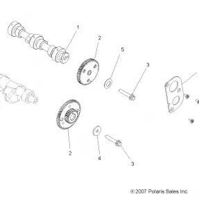 ENGINE, CAMSHAFT and GEARS - A13MH76FF (49ATVCAMSHAFT08SP800EFI)