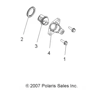 ENGINE, Охлаждение SYSTEM THERMOSTAT - A13MH76FF (49ATVMANIFOLD09SPX28800)