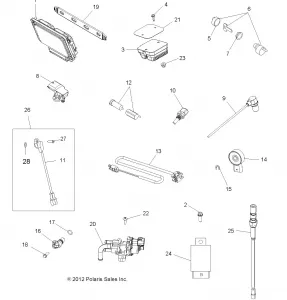 ELECTRICAL, SWITCHES, SENSORS, ECU and CONTROL MODULES - A13ZN8EFK/EFN (49ATVSWITCHES13SP850F)