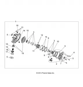 DRIVE TRAIN, FRONT GEARCASE - A13DH50AX/AZ (49RGRTRANSINTL1333067)