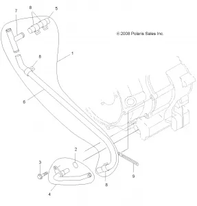 ENGINE, BREATHER - A13DN5EAF/EAR (49ATVBREATHER09SPXP550)