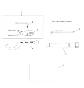 TOOLS, TOOL KIT - A13DN5EAF/EAR (49ATVTOOL10SPXP550)