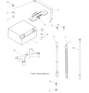 ELECTRICAL, BATTERY - A13DN8EFW (49ATVBATTERY12SPTRGEPS850)