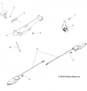 ELECTRICAL, TURN SIGNALS and HORN - A13DN8EFW (49ATVTURNSIG11SPX2550I)