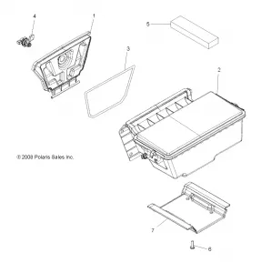 BODY, STORAGE, REAR - A13ZN55TA (49ATVSTORAGERR09SPXP550)