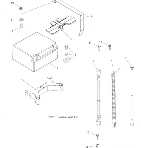 ELECTRICAL, BATTERY - A13ZN85AA/AQ/AZ (49ATVBATTERY12SPXP850)