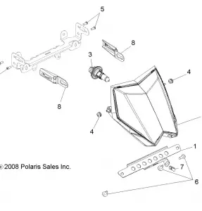 ELECTRICAL, HEADLIGHT - A13NA32AA (49ATVHEADLIGHT10TBLZR)