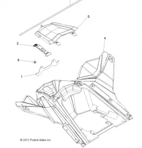 BODY, STORAGE, REAR - A14GH9EFW (49ATVSTORAGERR13850SCRAM)