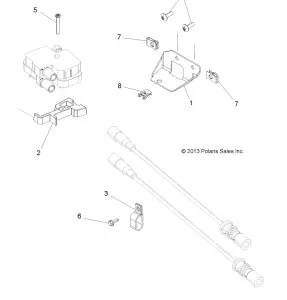 ELECTRICAL, IGNITION COIL MOUNTING - A14GH9EFW (49ATVIGNITION14850SCRAM)