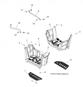 BODY, FOOTWELLS - A14GH9EAW (49ATVFOOTWELL14850SCRAM)