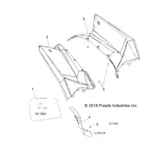 BODY, REAR CAB - A14GH8EFI (101582)