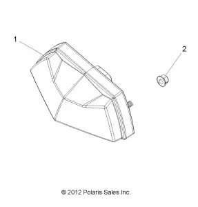 ELECTRICAL, TAILLIGHT - A14GH8EFI (49ATVTAILLAMPS13850SCRAM)