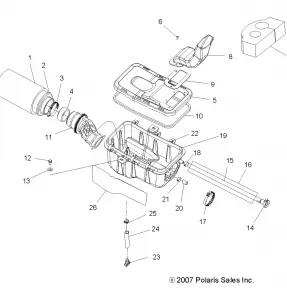 ENGINE, Впуск SYSTEM - A14CF76AA (49ATVAIRBOX08SP800EFI)