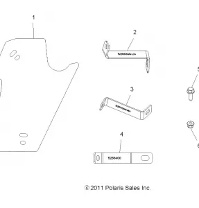 ENGINE, Охлаждение SYSTEM, RADIATOR SHIELD - A14YN8EAJ/EAT (49MVCOOL12SP850)