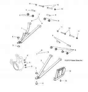 SUSPENSION, FRONT A-ARMS - A14YN8EAJ/EAT (49MVSUSPFRT14850WV)