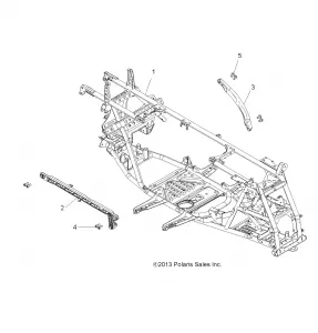 CHASSIS, MAIN Рама - A14ZN8EFP (49ATVРама14SP550)