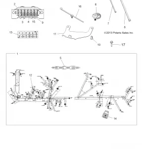 ELECTRICAL, HARNESS - A14ZN8EFP (49ATVHARNESS14SP850F)