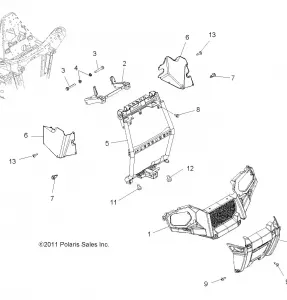 BODY, FRONT BUMPER and MOUNTING - A14MN50EM/EA (49ATVBUMPER12SP500TR)