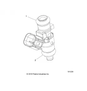 ENGINE, Топливная система INJECTOR 2521068 O-RINGS - A14DH57AA/AJ (101239)