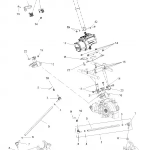 STEERING, STEERING POST ASM. - A14DN8EAH/EAQ/EAR (49ATVSTEERING14SP550)