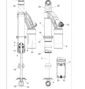 SUSPENSION, SHOCK, REAR - A14DN8EAQ (49ATVSHOCKRR7044100)