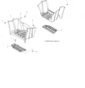 BODY, FOOTWELLS - A14ZN8EAB/C/I/M/P/S (49ATVFOOTWELL09SPXP550)