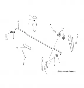 DRIVE TRAIN, GEAR SELECTOR - A15SET57CA/S57CJ/CA (49ATVGEARSELECT14SP570HD)