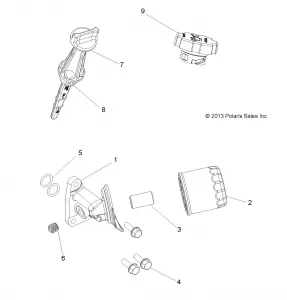 ENGINE, OIL FILTER and DIPSTICK - A15SET57CA/S57CJ/CA (49ATVOILFILTER14SP570)