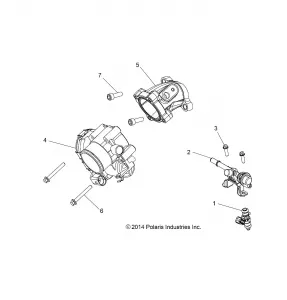 ENGINE, THROTTLE BODY and Топливная система RAIL - A15SET57CA/S57CJ/CA (49RGRTHROTTLEBODY15TRGEU)