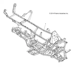 CHASSIS, Рама - A15SJE57HI (49ATVРама1570SPTR)