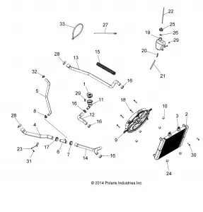 ENGINE, Охлаждение SYSTEM - A15SJE57HI (49ATVCOOL1570SPTR)