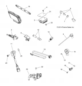 ELECTRICAL, SWITCHES, SENSORS, ECU and CONTROL MODULES - A15SXE95HK (49ATVSWITCHES15850SP)