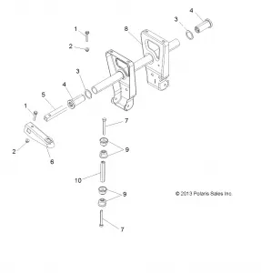 SUSPENSION, TORSION BAR - A15SEA57AA/AC/AD/LD (49ATVTORSION14SP570)