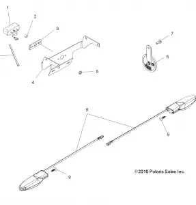 ELECTRICAL, TURN SIGNALS and HORN - A15SEB57CA/CJ/SEC57CJ/CA (49ATVTURNSIG11SP500F)