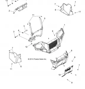 BODY, FRONT BUMPER and MOUNTING - A15SEE57HJ/HA (49ATVBUMPER15570A)