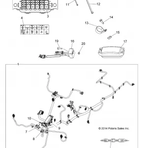 ELECTRICAL, HARNESS - A15SWE57AA/AD (49ATVHARNESS15570X2)