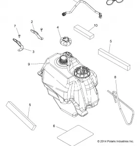 BODY, Топливная система TANK ASM. - A15SHC57CS (49ATVТопливная система15570SPQ)