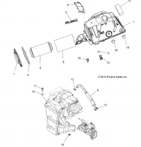 ENGINE, Впуск - A15SYE85HS (49ATVAIRINTAKE15850SP)