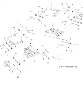 SUSPENSION, REAR CONTROL ARMS - A15DAA32AA/AJ (49ATVSUSPRR14SP325)