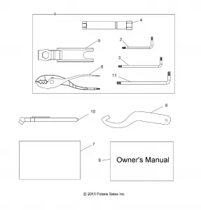 REFERENCES, TOOL KIT and OWNERS MANUAL - A15DAA32EA/EJ (49ATVTOOL14325)