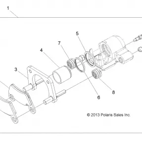 BRAKES, CALIPER, REAR - A15DAH32EJ (49ATVCALIPERRR14SP325)