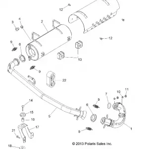 ENGINE, Выхлопная система SYSTEM - A15DAH32EJ (49ATVВыхлопная система14325)